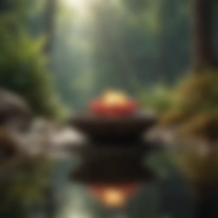 Calm atmosphere encouraging mindfulness