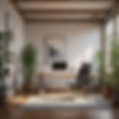 Comfortable Workspace for Productivity A comfortable workspace designed for productivity