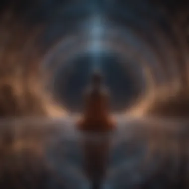 Threads of Connection: Mind and Universe An abstract representation of interconnectedness
