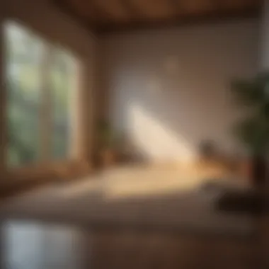 Meditation Space for Peaceful Mind A tranquil meditation space with soft lighting
