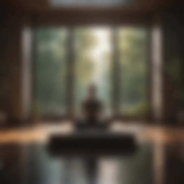 A tranquil setting for meditation and reflection