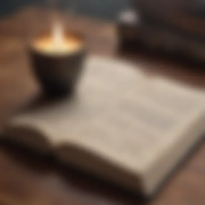 A journal with inspiring quotes written on its pages