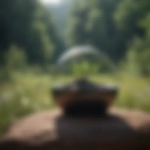A serene landscape representing tranquility