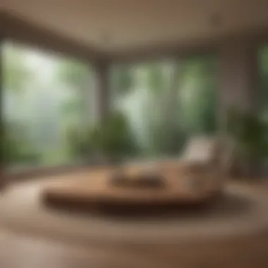 A peaceful indoor space designed for relaxation and mindfulness