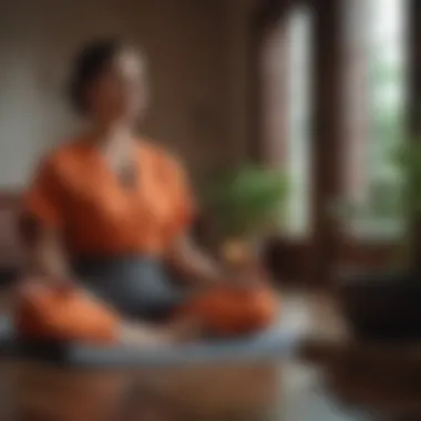 Mindful Meditation Mindful meditation session with calming elements.