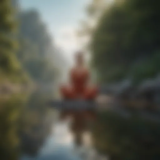 A serene landscape representing inner peace and self-acceptance