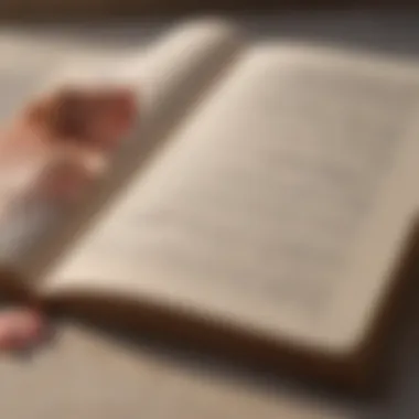 An open book with inspiring quotes, emphasizing the wisdom of self-love