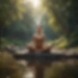 A serene landscape symbolizing inner peace