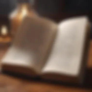 An open book with inspirational quotes about self-esteem