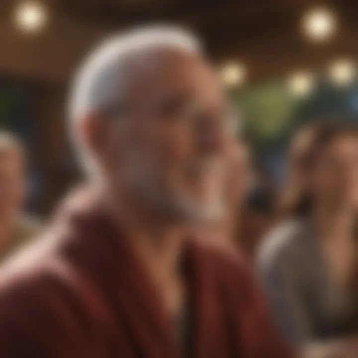 A vibrant community gathering reflecting connection and joy