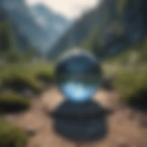 A serene landscape symbolizing tranquility amidst chaos
