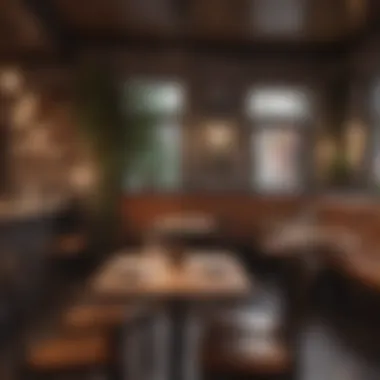 The Charm of Café Connections A cozy café setting perfect for casual conversations