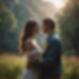 A serene landscape symbolizing the tranquility of love