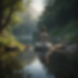A serene landscape symbolizing inner peace and self-acceptance