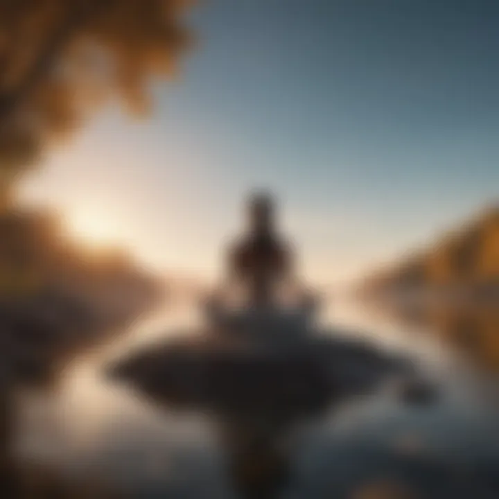 A serene landscape symbolizing inner peace