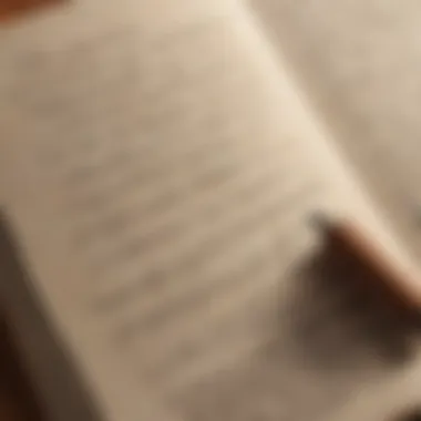 Close-up of a journal with gratitude phrases written inside