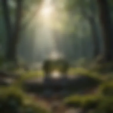Embracing Nature's Gifts A serene landscape representing inner peace and gratitude
