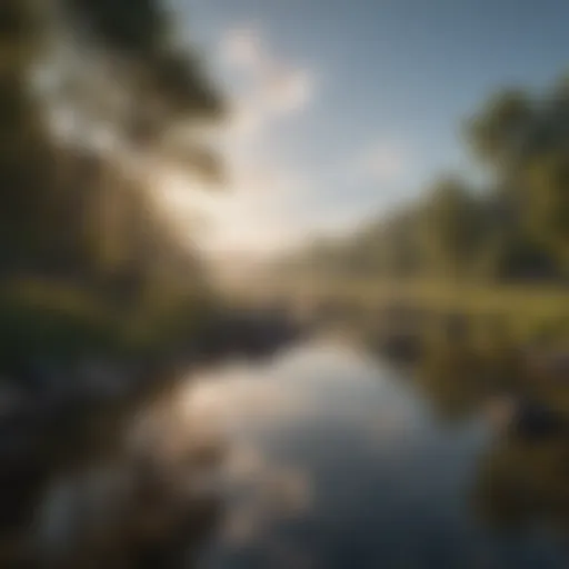 A serene landscape reflecting tranquility and inner peace
