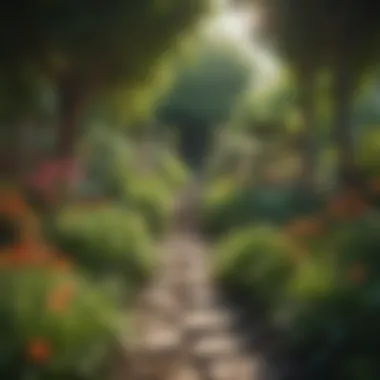 Cultivating Joy: The Garden of Fulfillment A vibrant garden symbolizing growth and joy