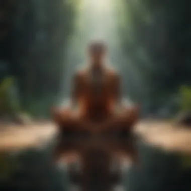 Cultivating Compassion Through Meditation A gentle light representing compassion and empathy