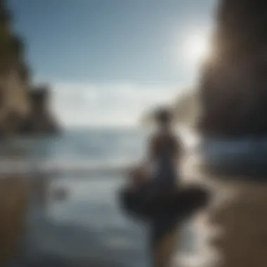 Exploring the Nature of Existence in Meditation A tranquil ocean scene reflecting the nature of existence