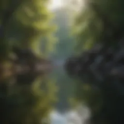 A serene landscape symbolizing inner peace