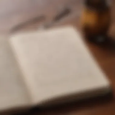 A close-up of a journal with handwritten notes on gratitude and reflection.