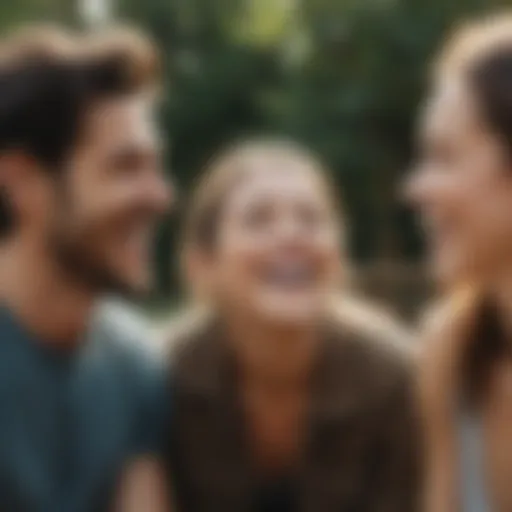 A group of friends sharing a laugh together