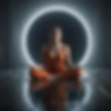 Visualizing Mental Clarity Through Meditation Visual representation of mental clarity