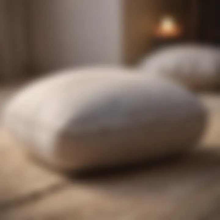 Cushion of Calm A close-up of a meditation cushion, inviting calmness and focus.