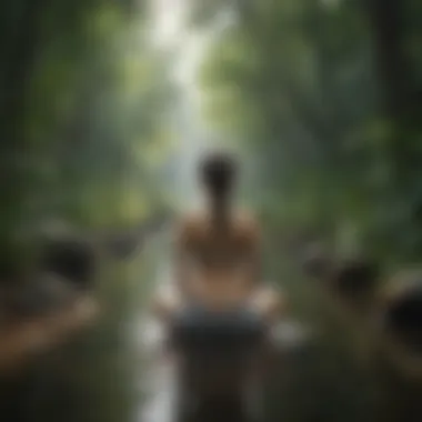 Nature's Embrace of Self-Love A tranquil nature scene symbolizing inner peace
