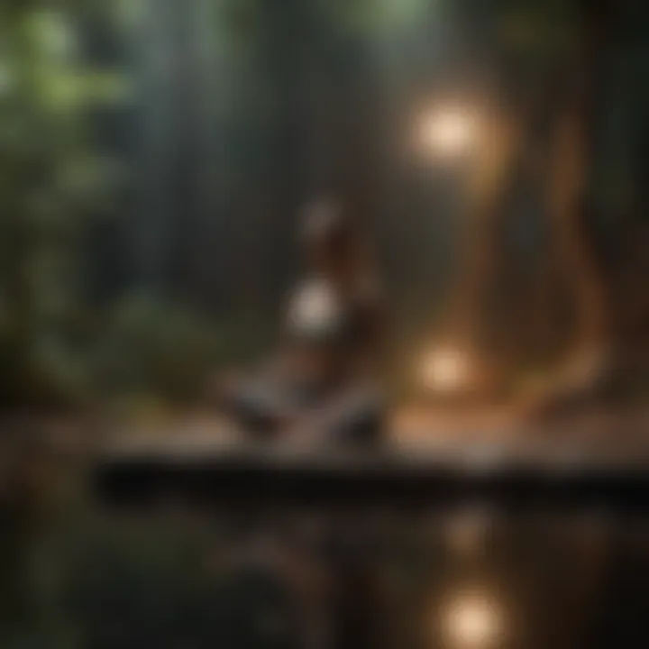 Listening to music during meditation