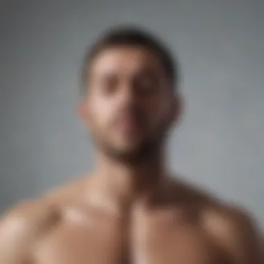 Visual representation of chronic stress effects on the body
