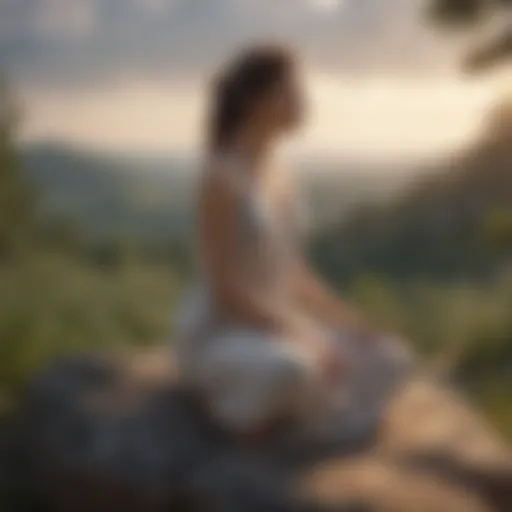 A serene landscape embodying tranquility and peace
