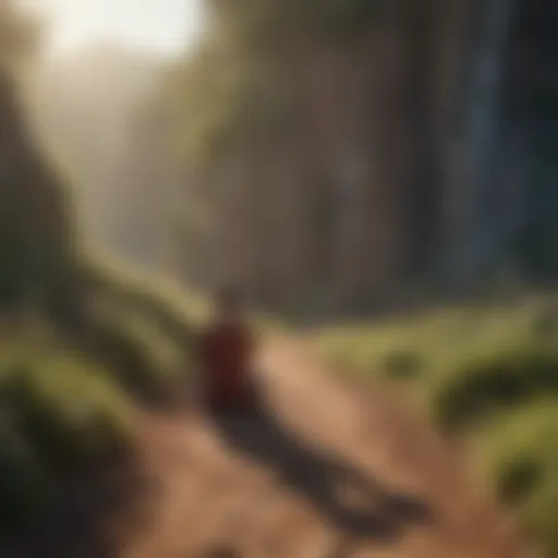 A serene landscape representing new beginnings