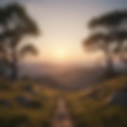 A serene landscape symbolizing new beginnings