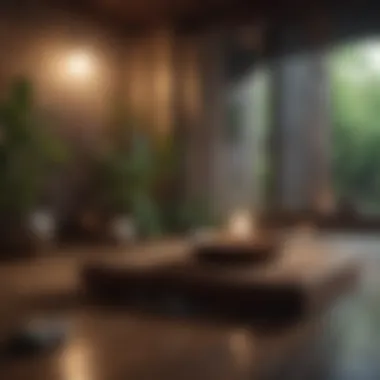 Creating a Peaceful Meditation Space A quiet meditation space adorned with calming elements