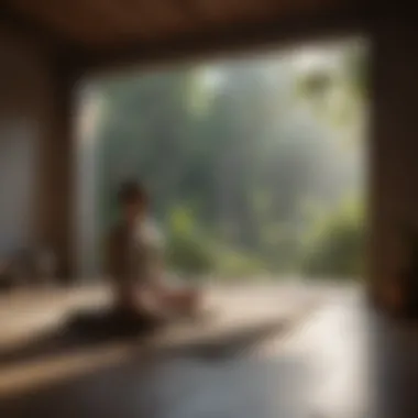 Meditation Space for Clarity A calming space designed for meditation