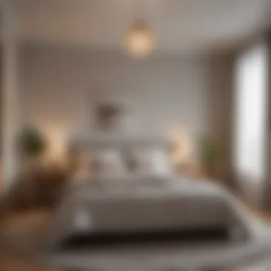 Creating the Perfect Sleep Environment Serene bedroom setting with dim lighting
