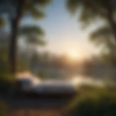 Nature's Role in Sleep Enhancement Tranquil nature scene for relaxation