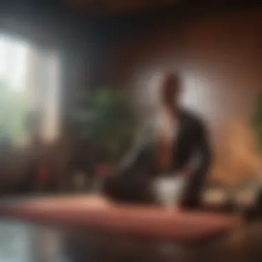 Creating a Meditation Space Guided meditation session setup