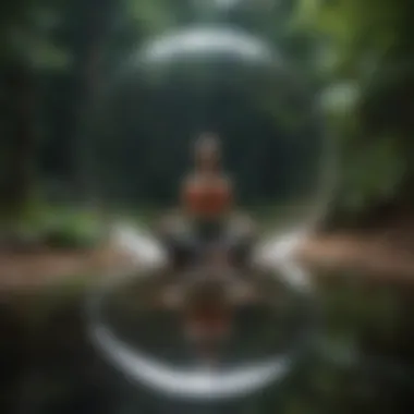 A serene environment promoting mental well-being and meditation
