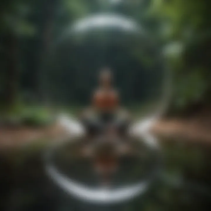 A serene environment promoting mental well-being and meditation