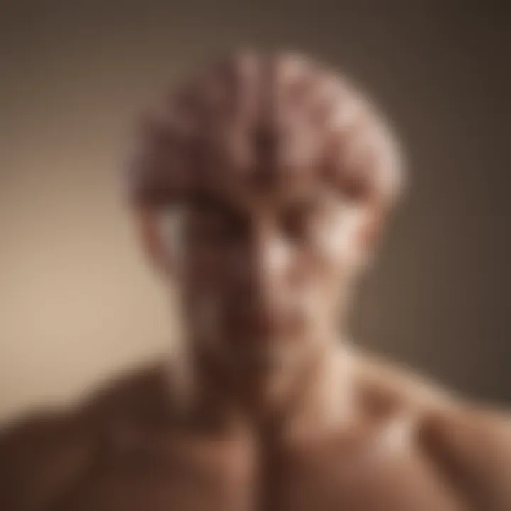 Visual representation of brain relaxation during meditation