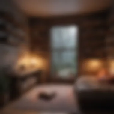 Cozy Retreat for the Mind A cozy reading nook inviting relaxation