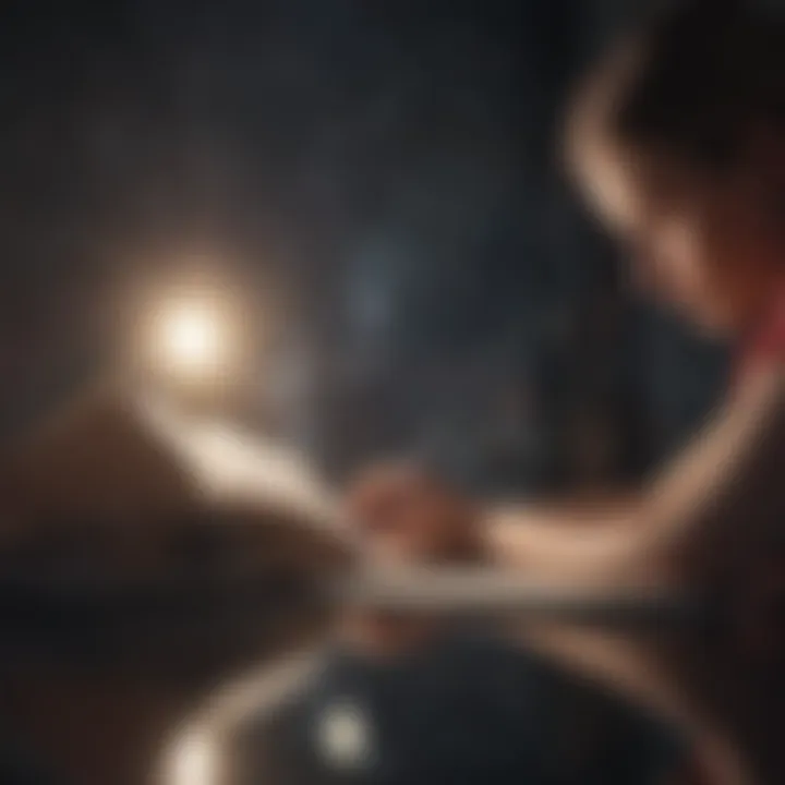 A journal with notes on cognitive techniques