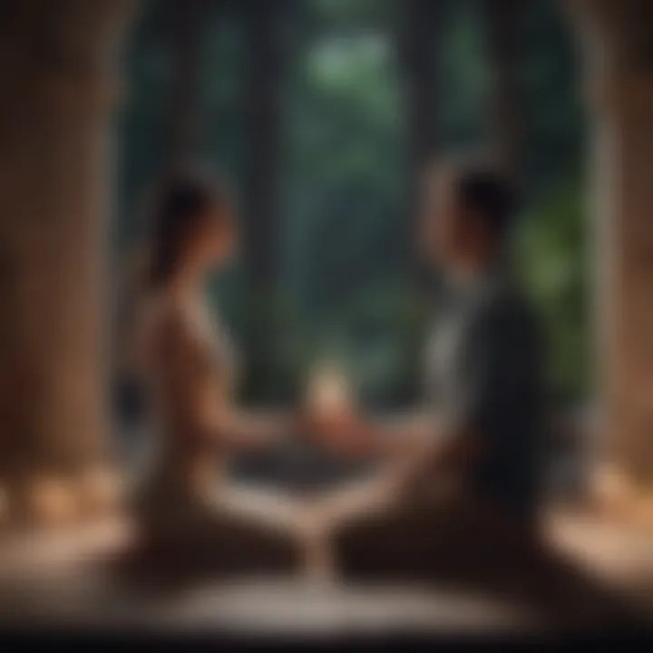 Captivating romantic setting