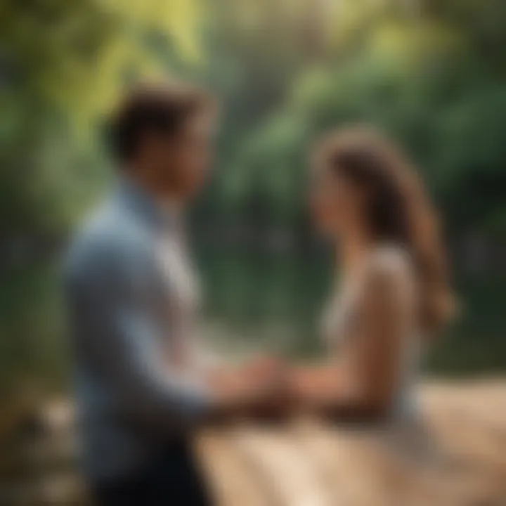 A modern dating scene