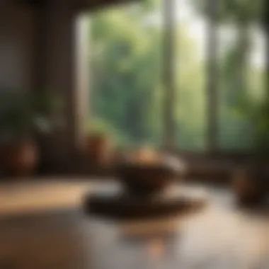 Creating a Calming Meditation Environment A serene meditation space with calming elements.