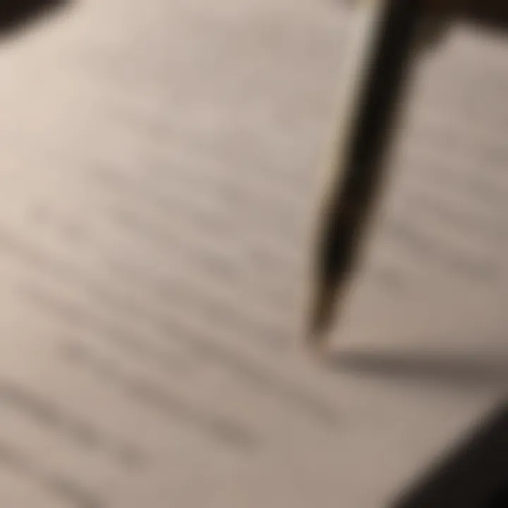 Close-up of a journal and pen, symbolizing reflection.